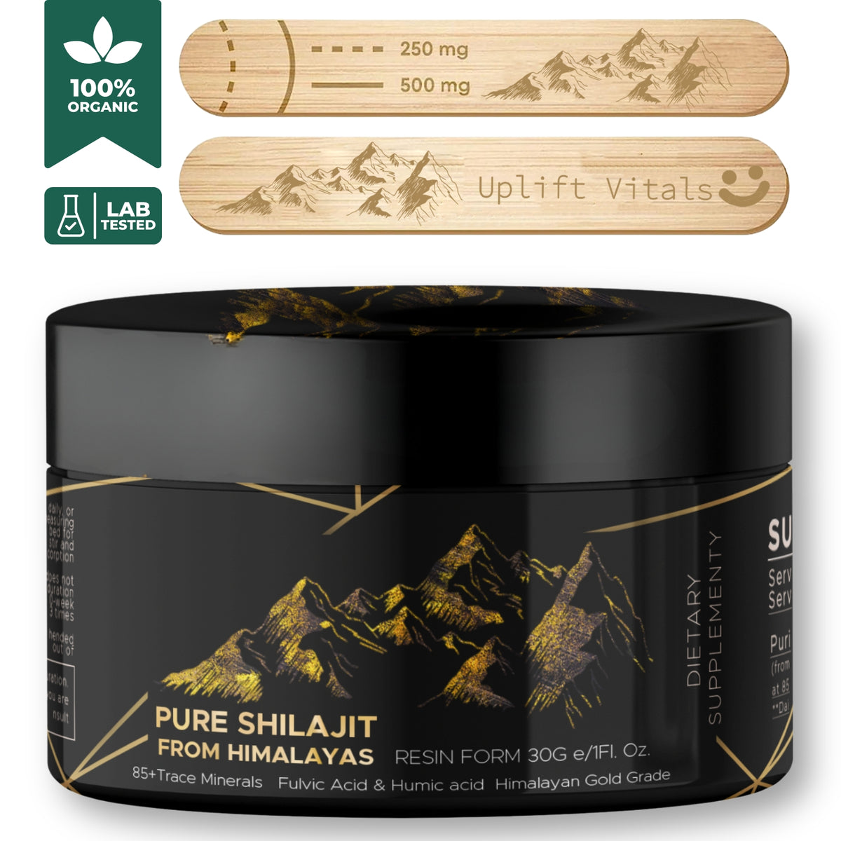 Black Gold™ Shilajit: 85+ Nutrients + Fulvic Acid