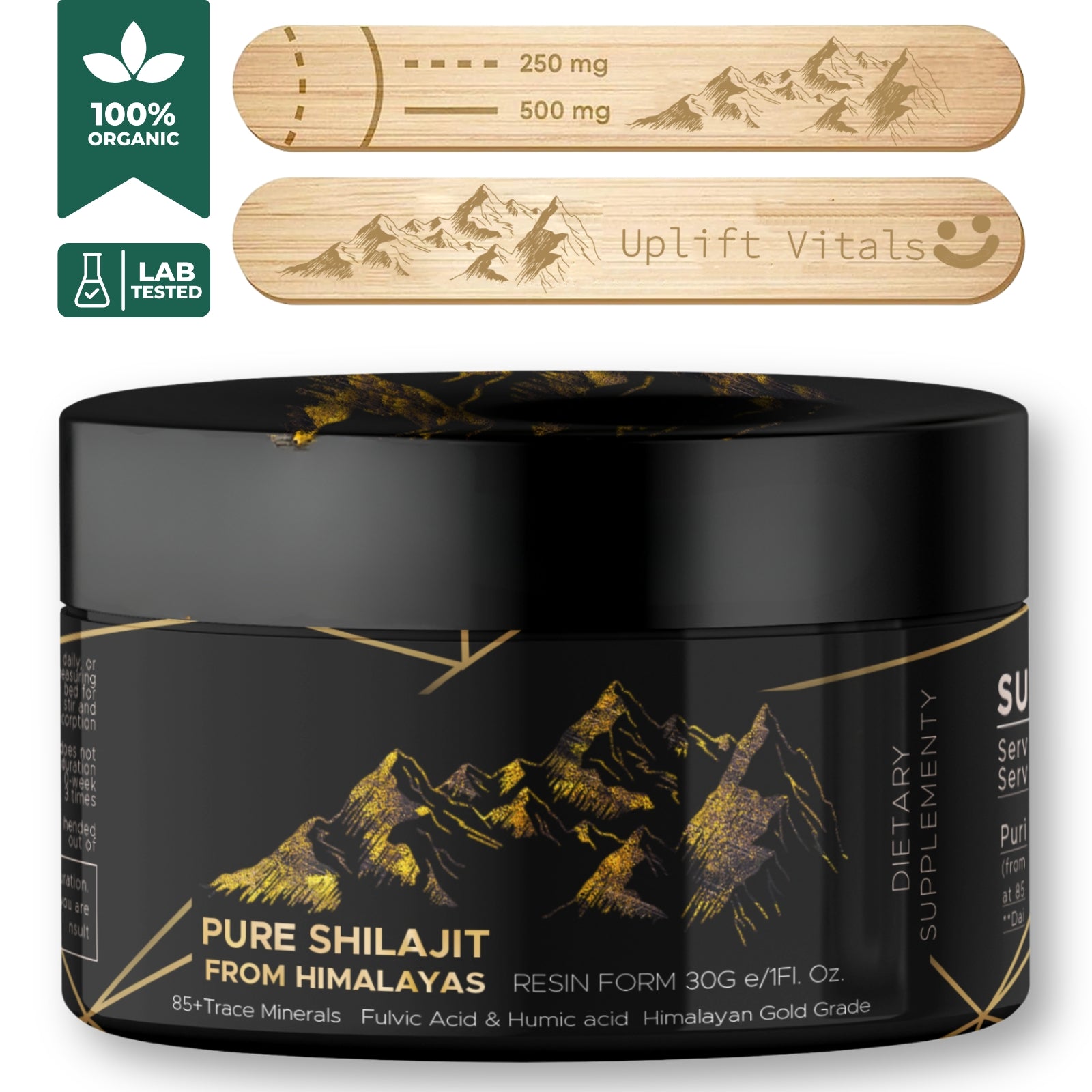 Black Gold™ Shilajit: 85+ Nutrients + Fulvic Acid