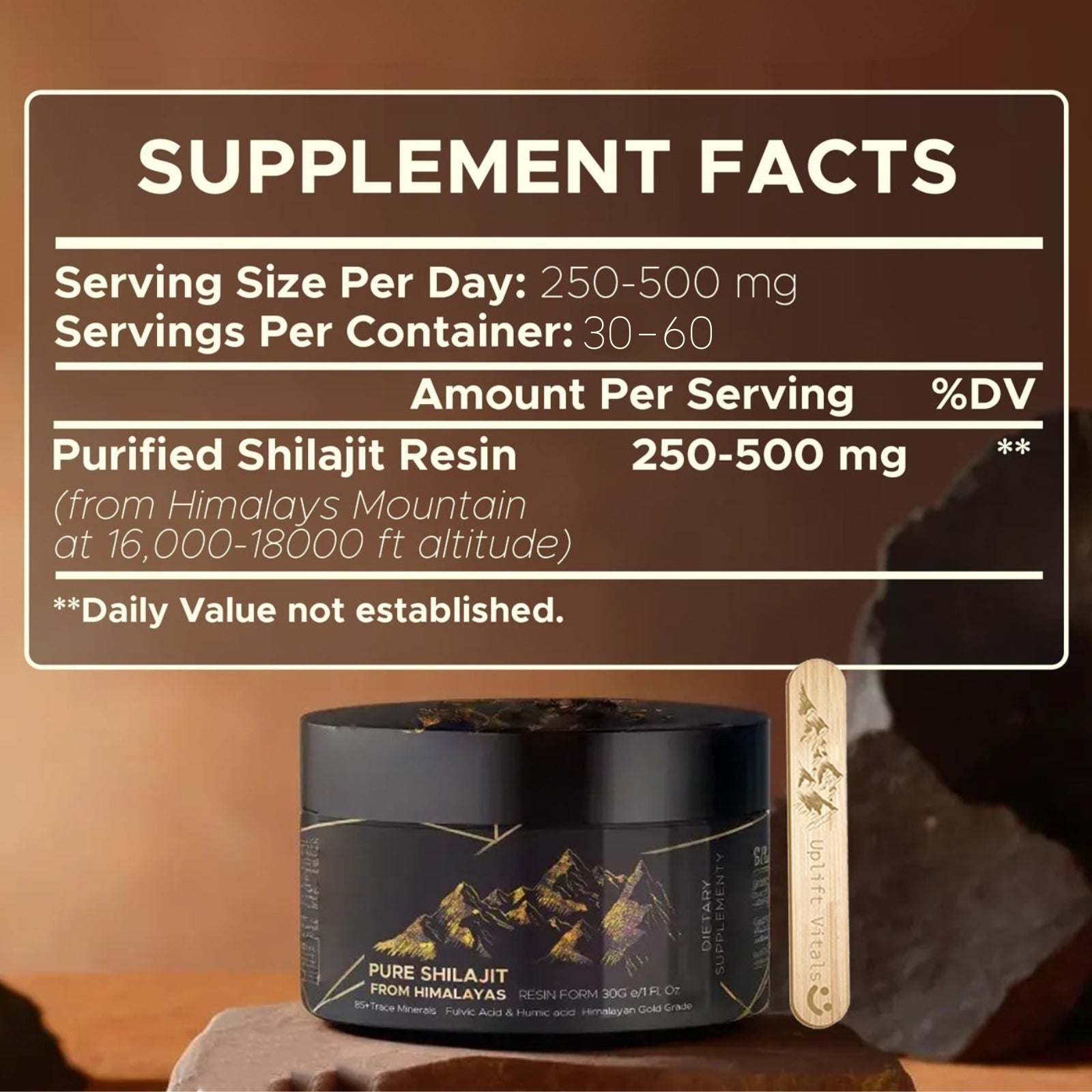 Black Gold™ Shilajit: 85+ Nutrients + Fulvic Acid